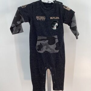 Baby Butler University Bulldogs Colosseum One Piece Camo Ripcord‎ Romper- 0/3 mo